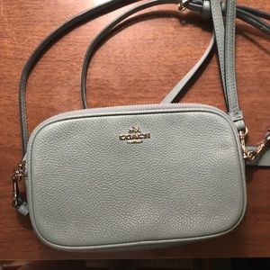 COACH soft blue crossbody